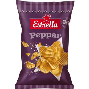 Chips Peppar 275g Estrella.