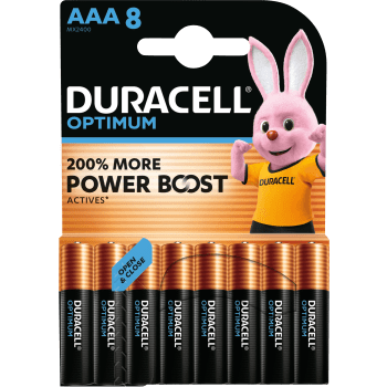 Batteri AAA 8-p Duracell Optimum.