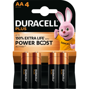 Batteri AA 4-p Duracell Plus.