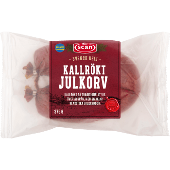 Julkorv Kallrökt 375g Scan.