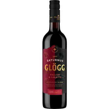 Glögg Hallon & lakrits 50cl Saturnus 1893.