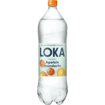 Kolsyrat vatten Apelsin Mandarin 1.5l Loka.