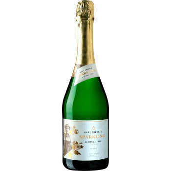 Vin Mousserande Vitt Alkoholfritt 75cl Karl Fredrik.