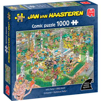 Pussel BBQ Party 1000 bitar Jan van Haasteren.