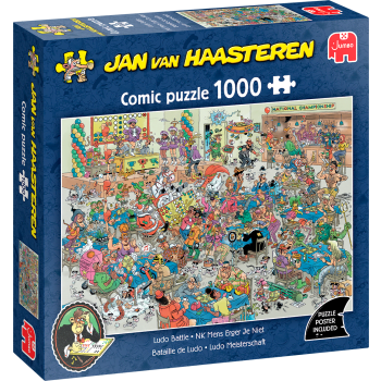 Pussel Ludo Battle 1000 bitar Jan van Haasteren.