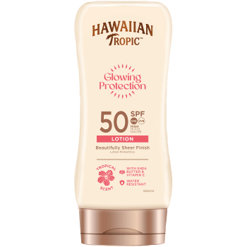 Solskydd Glowing Protection Lotion SPF50 170ml Hawaiian Tropic.