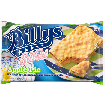 Sweet apple pie 170g Billys.