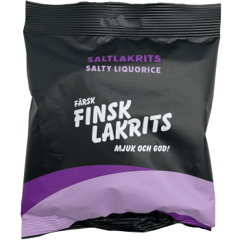 Saltlakrits ca215g Finsk Lakrits.