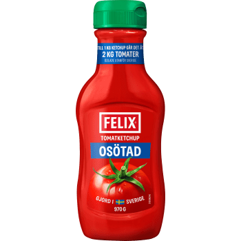 Ketchup Osötad 970g Felix.