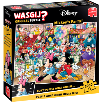 Pussel Mickey's Party 1000 bitar Wasgij Jumbo.