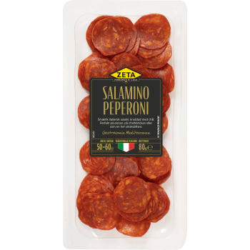 Salamino Peperoni 80g Zeta.