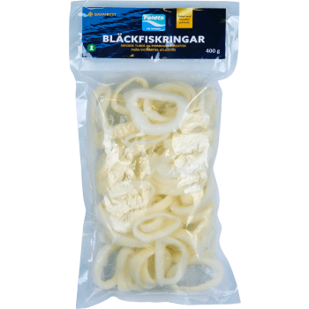 Bläckfiskringar Opanerade 400g Feldt's.