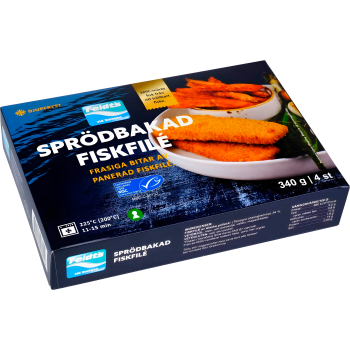 Fiskfilé Sprödbakad 340g Feldt's.
