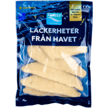 Rödspättafilé Panerad Fryst 500g Feldt's.