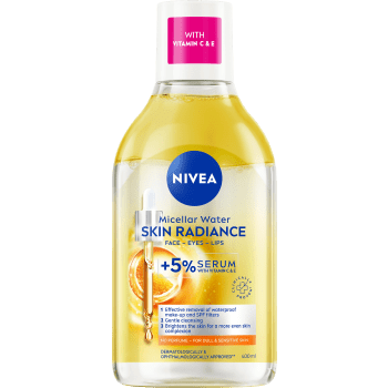 Micellärt vatten Micellar Water Skin Glow +5% serum 400ml Nivea.