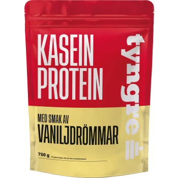 Proteinpulver Kasein vaniljdröm 750g Tyngre.