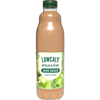 Frukostdryck Äpple & Päron Sockerfri 1000ml Lowcaly.