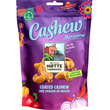 Cashewnötter Mexicana 140g Den Lille Nöttefabrikken.