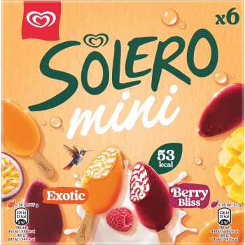 Flerpack Exotic & Berry bliss mini 6-p Solero.