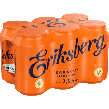 Öl Bärnstenslager Karaktär 3.5% 6x33cl Eriksberg.