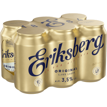 Öl Ljus Lager Original 3.5% 6x33cl Eriksberg.