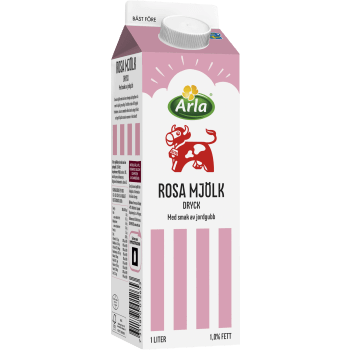 Mjölkdryck Jordgubb 1% lång hållbarhet 1000ml Arla Ko®.