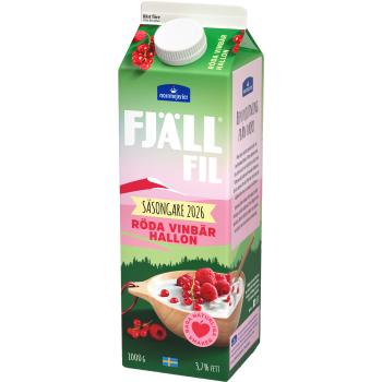 Fil Röda Vinbär Hallon 3,7% 1000g Fjällfil.