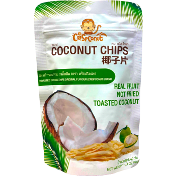 Kokoschips 40g Crispconut.