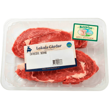 Entrecote Skivad ca 670g Lokala Gårdar.