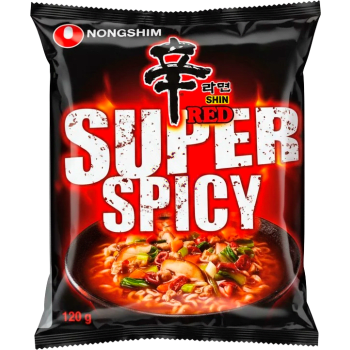 Snabbnudlar Shin Red Stark & Kryddig 120g Nongshim.