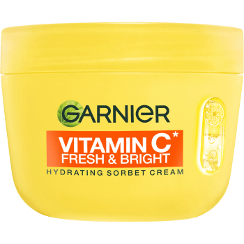 Dagkräm Vitamin C* Fresh&Bright Hydrating Sorbet Cream 85ml Garnier.