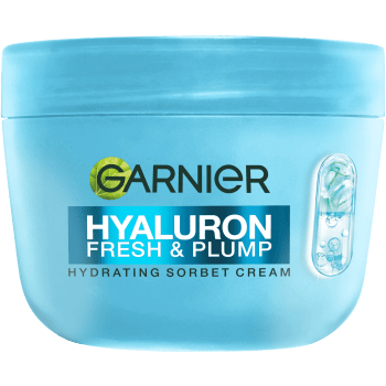 Dagkräm Hyaluron Fresh&Plump Hydrating Sorbet Cream 85ml Garnier.