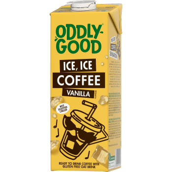 Havredryck Iskaffe Vanilj Glutenfri 1000ml Oddlygood®.