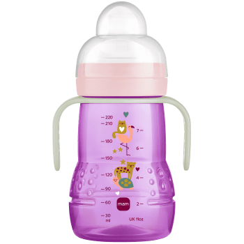 Flaska med drickpip Trainer 220ml 4m+ MAM.
