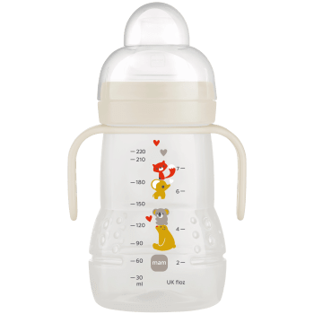 Flaska med drickpip Trainer 220ml 4m+ MAM.