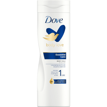 Hudkräm Essential Care Body Milk 400ml Dove.