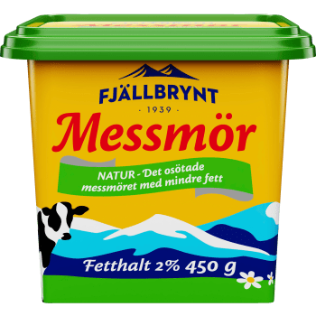 Messmör Natur 2% 450g Fjällbrynt.