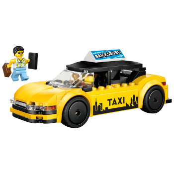 LEGO City Gul taxi 60487.
