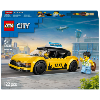 LEGO City Gul taxi 60487.
