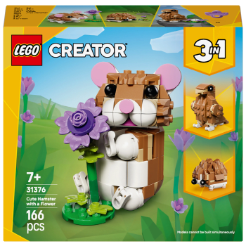 LEGO Creator Söt hamster med blomma 31376.