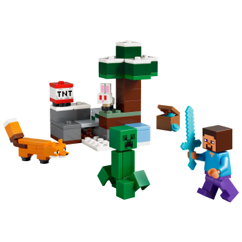 LEGO Minecraft Steves taigaäventyr 21583.