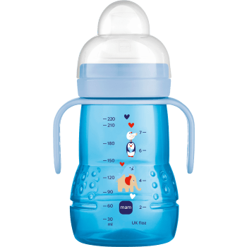 Flaska med drickpip Trainer 220ml 4m+ MAM.
