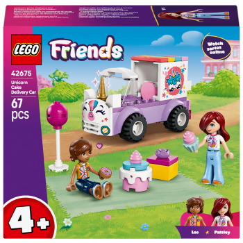 LEGO Friends Enhörningsbil för tårtleveranser 42675.