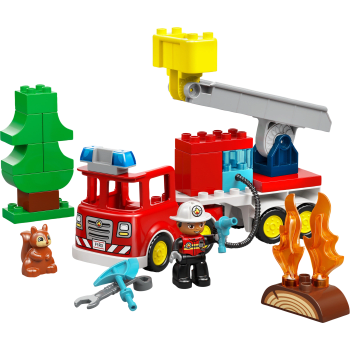 LEGO Duplo Brandbil med slang och brandman 10473.