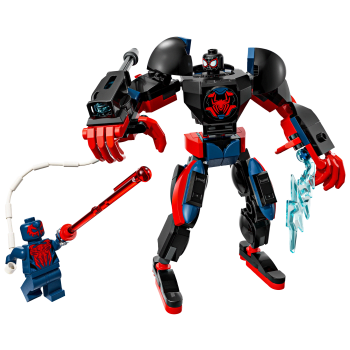 LEGO Marvel Miles Morales robot mot Spider-Man 2099 76337.