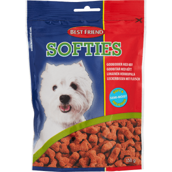 Softies godbitar med kött 150g Best friend.