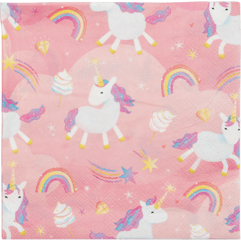 Happy Party Servetter unicorns.