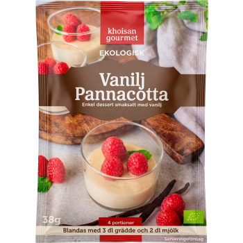 Vaniljpannacotta Pulvermix 38g Khoisan Gourmet.