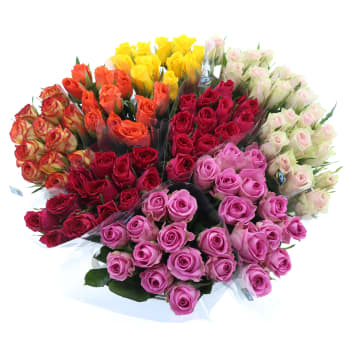 ICA Rosor 12 pack Fair trade 50 cm med bidrag till ICA Stiftelsen.