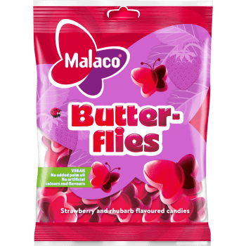 Godispåse Butterflies 95g Malaco.